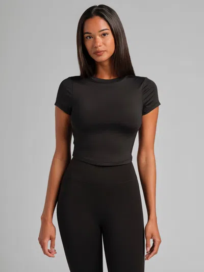 Comfrt Women's  Core™ Crop Tee In Black