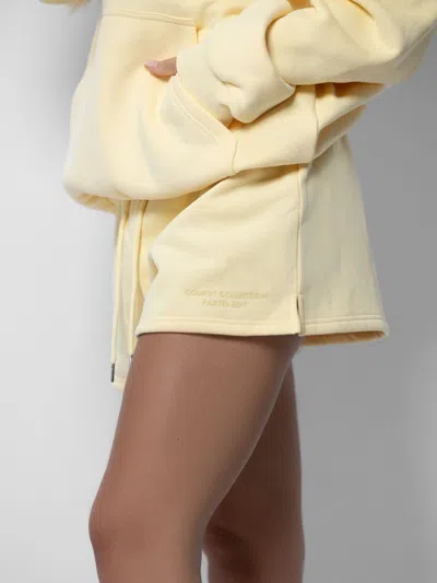 Comfrt Women's  Pastel Shorts In Yellow