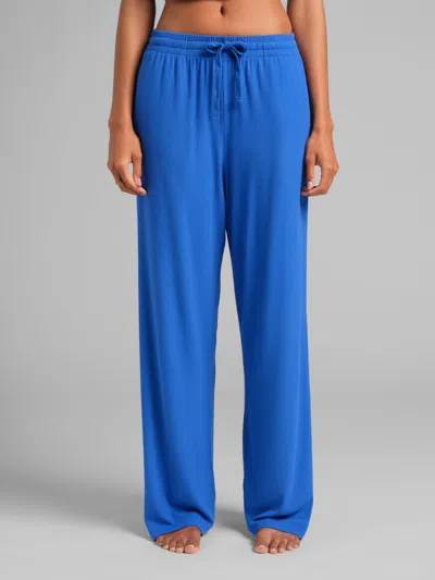 Comfrt Women's  Rib Contour Pants In Blue