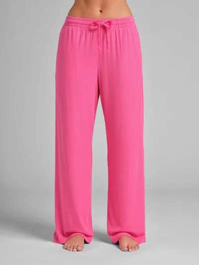 Comfrt Women's  Rib Contour Pants In Pink