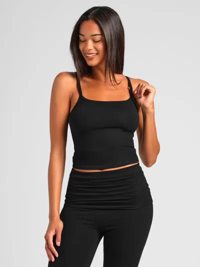 Comfrt Women's  Softstretch Cami In Black