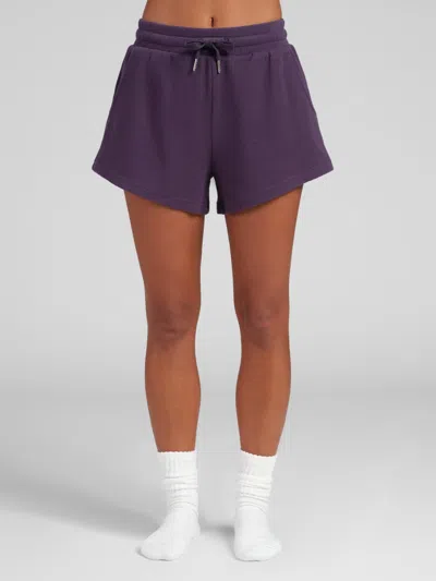 Comfrt Women's  Waffle Lounge Short In Brown
