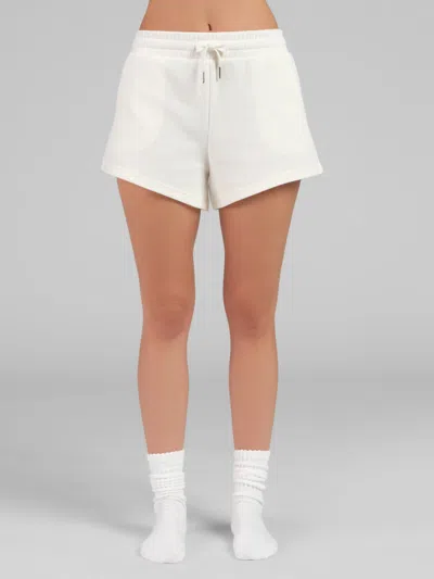 Comfrt Women's  Waffle Lounge Short In White