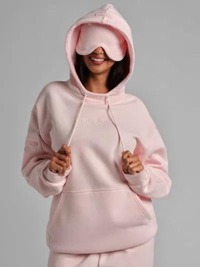 Comfrt X Tarte Airplane Mode Travel Hoodie In Pink