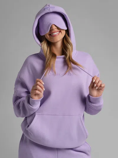 Comfrt X Tarte Airplane Mode Travel Hoodie In Purple