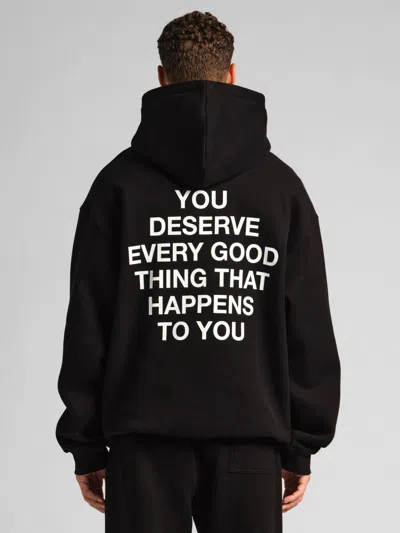 Comfrt X We're Not Really Strangers Hoodie In Black
