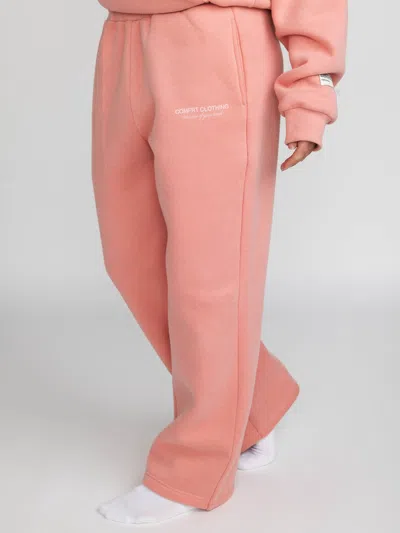 Comfrt You Matter Straight Leg Sweatpants In Pink
