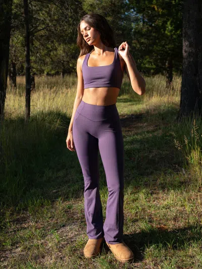 Comfrt Core™ 2.0 Sculpt High-waist Flare Legging In Purple