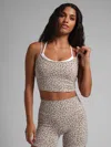 Comfrt Coreâ¢ Double Layer Crop Tank In Brown