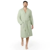 Comfy Cubs Adult Muslin Bathrobe In Sage
