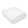 Comfy Cubs Muslin Baby Blanket In White