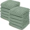 Comfy Cubs Muslin Washcloths In Fern