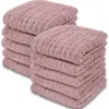 Comfy Cubs Muslin Washcloths In Mauve