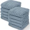 Comfy Cubs Muslin Washcloths In Pacific Blue