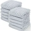 Comfy Cubs Muslin Washcloths In Slate Grey