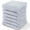 Comfy Cubs Baby Muslin Cotton Washcloths In Slate