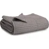 Comfy Cubs Baby Waffle Blankets In Charcoal