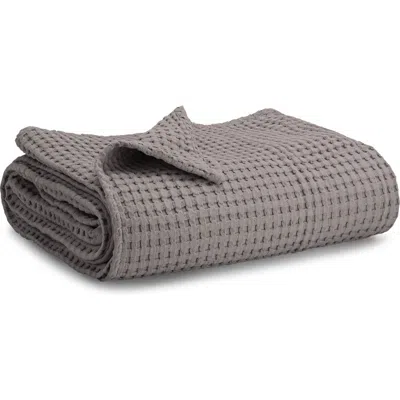 Comfy Cubs Baby Waffle Blankets In Charcoal