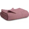 Comfy Cubs Baby Waffle Blankets In Mauve