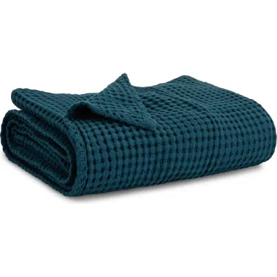 Comfy Cubs Baby Waffle Blankets In Neptune