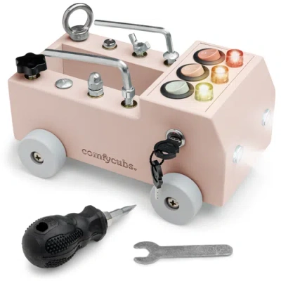 Comfy Cubs Busy Board Truck Toy Set For Kids 3+ In Blush