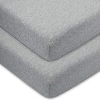 Comfy Cubs Crib Sheets In Grey- Pack Of 2