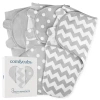 Comfy Cubs Easy Swaddle Blanket In Gray
