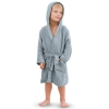 Comfy Cubs Muslin Bath Robe For Kids In Pacific Blue