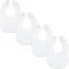 Comfy Cubs Kids'  Muslin Bibs In White