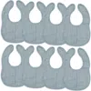 Comfy Cubs Kids'  Muslin Bibs In Pacific Blue