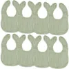 Comfy Cubs Kids'  Muslin Bibs In Sage