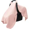 Comfy Cubs Muslin Cotton Baby Car Seat Cover In Lace Pink