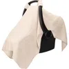 Comfy Cubs Muslin Cotton Baby Car Seat Cover In Sand