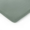 Comfy Cubs Muslin Fitted Bassinet Crib Sheet In Fern