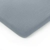 Comfy Cubs Muslin Fitted Bassinet Crib Sheet In Pacific Blue