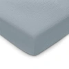 Comfy Cubs Muslin Fitted Crib Sheet In Pacific Blue