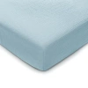 Comfy Cubs Muslin Fitted Crib Sheet In Sky Blue