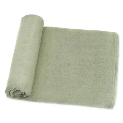 Comfy Cubs Muslin Swaddle Blanket, 1 Pack In Sage