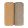 Comfy Cubs Muslin Swaddle Blanket, 2 Pack In Cedar & Caramel