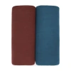 Comfy Cubs Muslin Swaddle Blanket, 2 Pack In Wine & Neptune