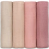 Comfy Cubs Muslin Swaddle Blankets, 4 Pack In Multi