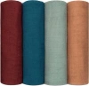 Comfy Cubs Muslin Swaddle Blankets, 4 Pack In Multi