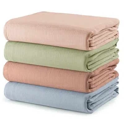Comfy Cubs Muslin Swaddle Blankets (pack Of 4) - 47” X 47”, Soft Cotton, Large Swaddling Wrap In Multi