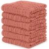 Comfy Cubs Muslin Washcloths In Pink