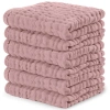 Comfy Cubs Muslin Washcloths In Pink