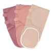 Comfy Cubs Swaddle Blankets With Easy Access Zipper In Light Blush, Blush, Mauve