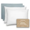 Comfy Cubs Toddler Pillow With Soft Muslin Pillowcase, Pack Of 2 In Pacific Blue