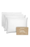 Comfy Cubs Toddler Pillow With Soft Muslin Pillowcase, Pack Of 2 In White