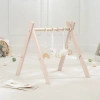 Comfy Cubs Kids'  Wooden Baby Play Gym Set In Blush