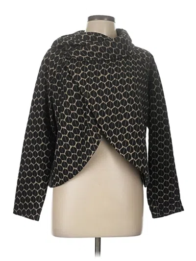 Pre-owned Comfy Usa 3/4 Sleeve Blouse In Black